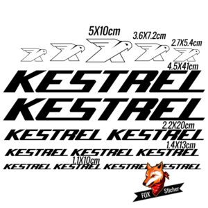 Bicycle Frame Decal Stickers for Kestrel