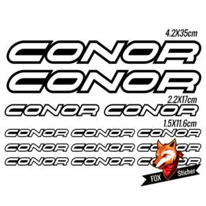 Bicycle Frame Decal Stickers for Conor