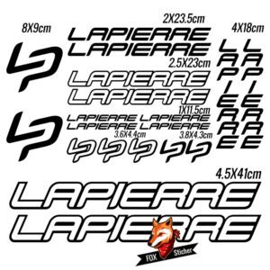 Bicycle Frame Decal Stickers for LAPIERRE 01