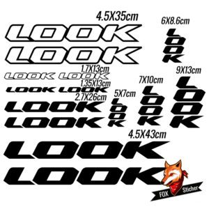 Bicycle Frame Decal Stickers for LOOK 01