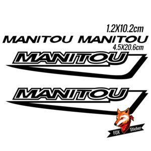 Bicycle Frame Decal Stickers for MANITOU
