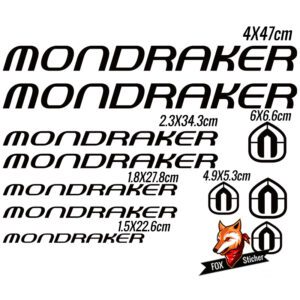Bicycle Frame Decal Stickers for Mondraker