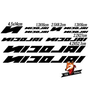 Bicycle Frame Decal Stickers for NICOLAI 01 - Image 1
