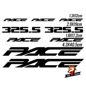 Bicycle Frame Decal Stickers for PACE