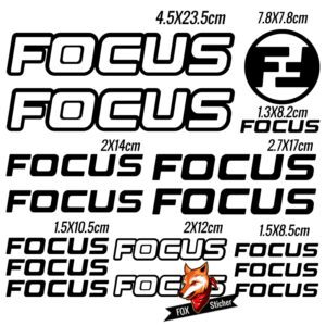 Bicycle Frame Decal Stickers for FOCUS 02
