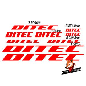 Bicycle Frame Decal Stickers for Ditec 01 - Image 3