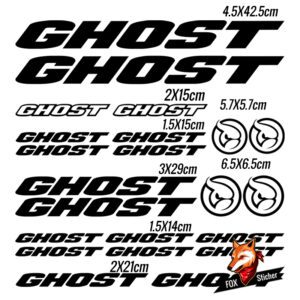 Bicycle Frame Decal Stickers for GHOST 03