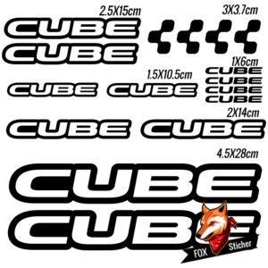 Bicycle Frame Decal Stickers for CUBE 1