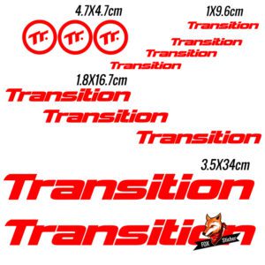 Bicycle Frame Decal Stickers for Trainstion 01 - Image 3