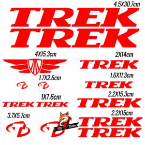 Bicycle Frame Decal Stickers TREK-03 - Image 3