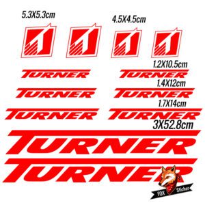 Bicycle Frame Decal Stickers for Turner 01 - Image 3