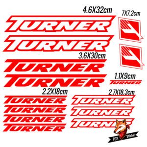 Bicycle Frame Decal Stickers for Turner-02 - Image 3