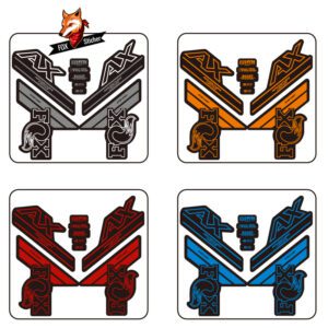 Mountain Bicycle Fork Decal Stickers for FOX-AX - Image 3