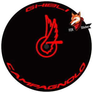 Bicycle Disc Wheel Stickers for Campagnolo GHIBLI Disc Wheel Decals - Image 3