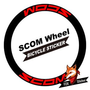 Customize Bicycle Wheels Rim Decal for SCOM Logo Stickers - Image 3
