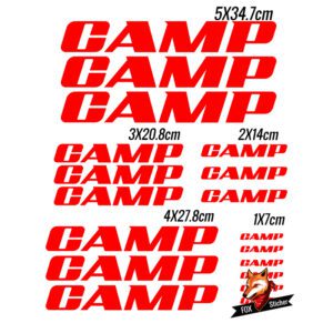 Bicycle Frame Decal Stickers for CAMP - Image 3