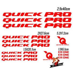 Bicycle Frame Decal Stickers for QUICK PRO ER ONE - Image 3