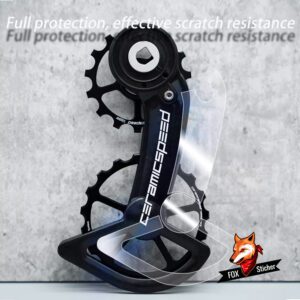 CS Large Chicken Leg Protective Film Bicycle Rear Derailleur Anti-Collision Sticker Road Bike Speed Set Scratch-Resistant Wear-Resistant - Image 3