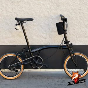 Suitable for 24 models of Brompton folding bicycles, transparent frame protective stickers, invisible bike cover - Image 9