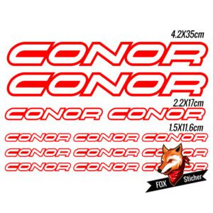 Bicycle Frame Decal Stickers for Conor - Image 3
