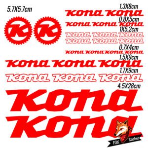 Bicycle Frame Decal Stickers for KONA 01 - Image 3