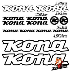 Bicycle Frame Decal Stickers for KONA 02