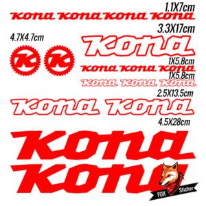 Bicycle Frame Decal Stickers for KONA 03 - Image 3