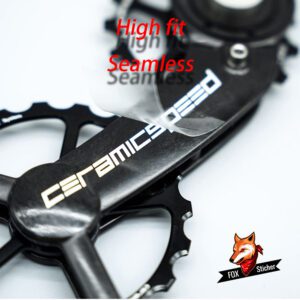 CS Large Chicken Leg Protective Film Bicycle Rear Derailleur Anti-Collision Sticker Road Bike Speed Set Scratch-Resistant Wear-Resistant - Image 4