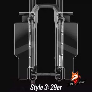 Men's Mountain Bike 29-inch Downhill 3m Air Suspension Front Fork Sticker Mountain Horse Fork Protective Film - Image 9