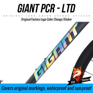 Applicable to 25 models of Giant PCR-LTD road bike frames, original logo color-changing overlay stickers, waterproof