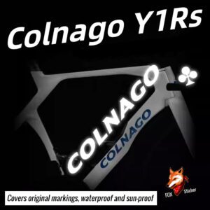 Colnago Y1RS Frame Stickers Road Bike Logo Custom Color and Label Waterproof and Sunproof Cover