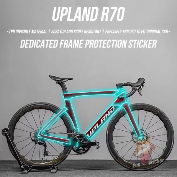 适用于UPLAND R70公路自行车贴纸车架防水车衣TPU隐形保护贴