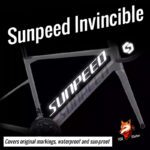 Suppeed Invincible Bike Frame Sticker Sunpeed Road Bike Down Tube Logo Custom Color and Logo Waterproof Cover