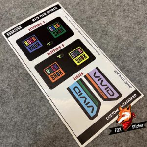 New SRAM ROCKSHOX VIVID ULTIMATE Mountain Downhill Rear Shock Exclusive Stickers