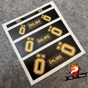 2025 OHLINS Öhlins Downhill Mountain Bike Rear Shock TTX1 AIR Special Sticker High Quality