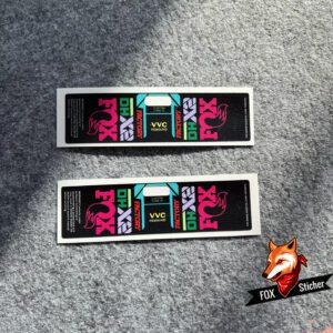 New Fox FOX DHX2 mountain bike rear shock sticker bicycle downhill rear suspension decal