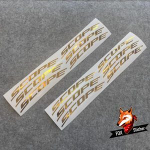 Scope Artech 4 Road Bike Wheelset Original Logo Color Change Sticker - Image 3