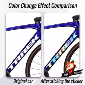 Waterproof Sticker for TREK DOMANE SL GEN4 Fourth Generation Frame Original Logo Cover and Color Change
