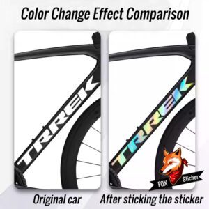 Waterproof color-change cover sticker for the downtube of TREK EMONDA SL frame original logo