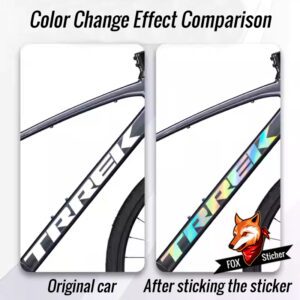 Waterproof Personalized Logo Decal Sticker for TREK FX3 Urban Road Bike Frame Color Change