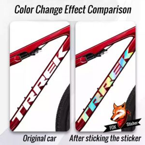 Special decal for changing the original logo color of TREK SUPERCALIBER 9.8 mountain bike frame
