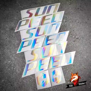 Sunpeed Galaxy bike frame sticker, Sunpeed Galaxy road bike down tube logo, custom color change, waterproof