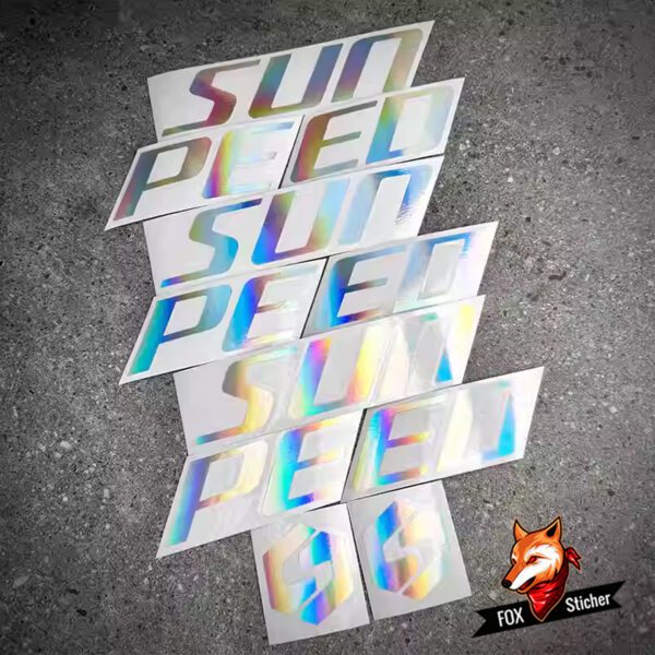 Sunpeed Galaxy bike frame sticker, Sunpeed Galaxy road bike down tube logo, custom color change, waterproof