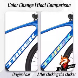 Waterproof Sticker for TREK FX5 Road/City Bike Frame Down Tube Logo Cover and Color Change Decoration