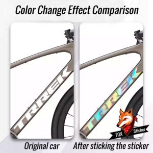 Waterproof Sticker for TREK FX6 Road/City Bike Frame Down Tube Logo Cover and Color Change Decoration