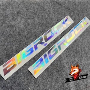 High-Quality Waterproof Sticker for BIGROCK Road Bike Frame Original Logo Color Change Cover - Image 3