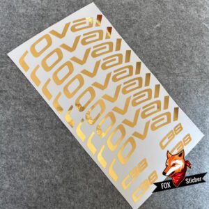 C38 DISC Roval Disc Brake Lightning Wheelset Sticker Carbon Rim Color Change for Rapide CL CLX2 - Image 4