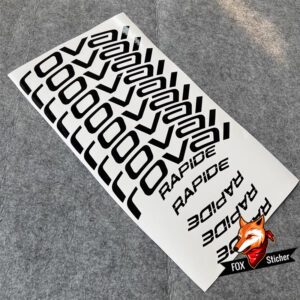 New ROVAL Rapide CL II 2-Wheel Set Sticker Road Bike Carbon Rim Color Change Ring French SL78 - Image 3