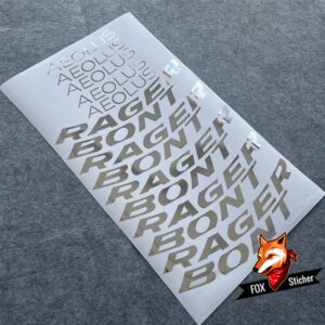 Bontrager Aeolus Pro 51 Trek Wheelset Road Bike Carbon Rim Decals - Image 2