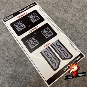 New SRAM ROCKSHOX VIVID ULTIMATE Mountain Downhill Rear Shock Exclusive Stickers - Image 7